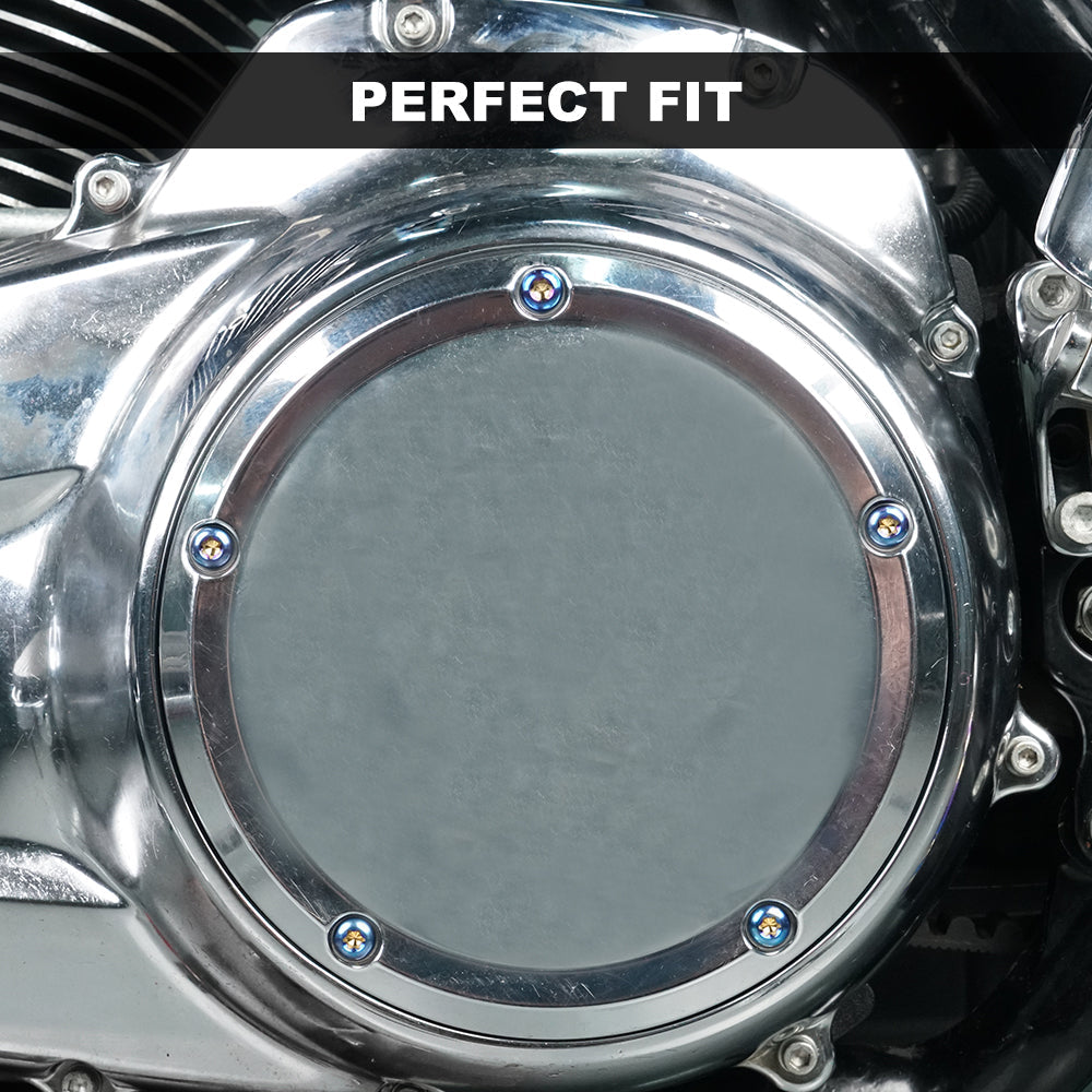Derby Clutch Cover Screws Bolts For Harley Dyna Fat Street Bob Low Rider Super Glide