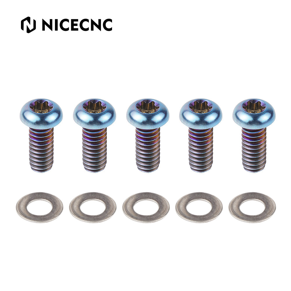 Derby Clutch Cover Screws Bolts For Harley Dyna Fat Street Bob Low Rider Super Glide