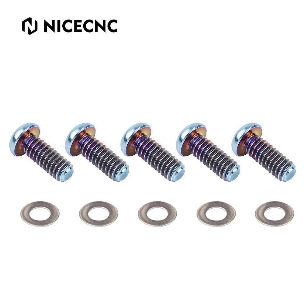 Derby Clutch Cover Torx Screws Bolts For Harley Road King Electra Street Glide Ultra Limited