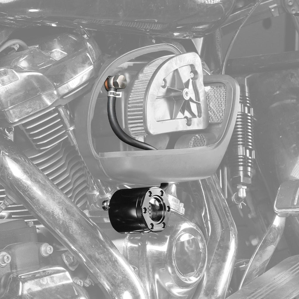 M8 Engine External Breather Kit For Harley Softail Street Bob Low Rider Fat Bob Boy