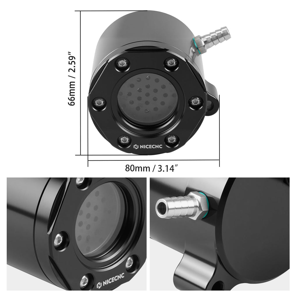 M8 Engine External Breather Kit For Harley Softail Street Bob Low Rider Fat Bob Boy