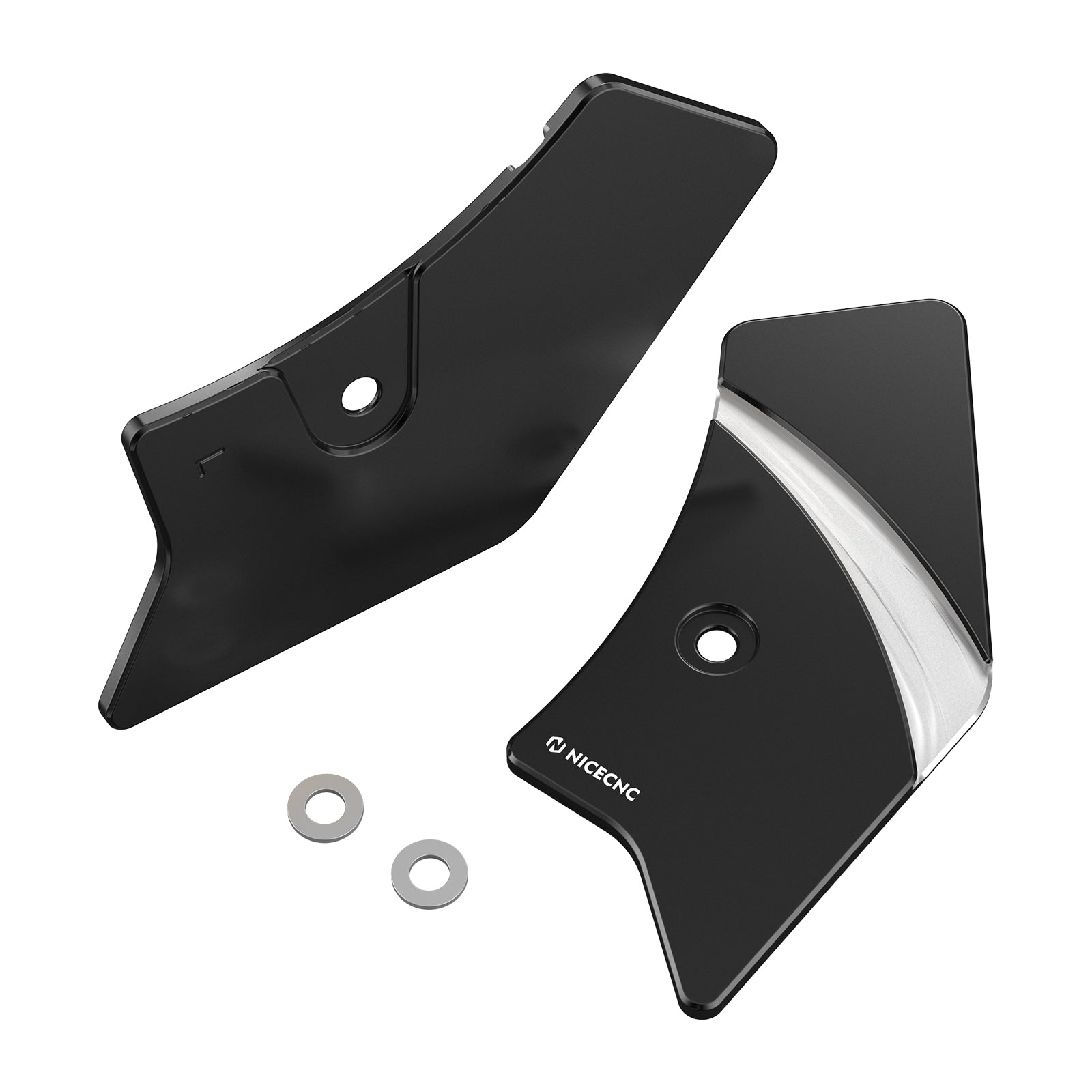 Frame Side Steering Neck Covers Trim For Harley Road King Electra Street Glide