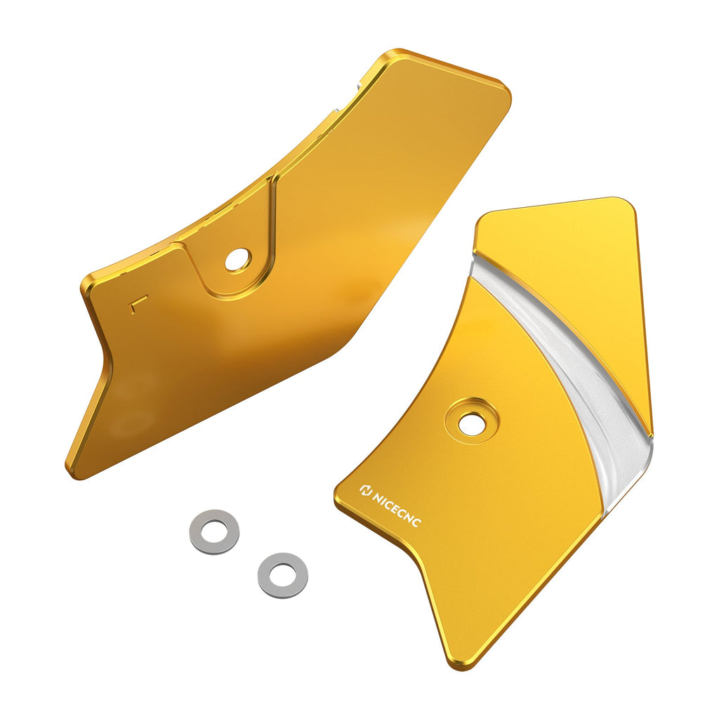 Frame Side Steering Neck Covers Trim For Harley Road King Electra Street Glide