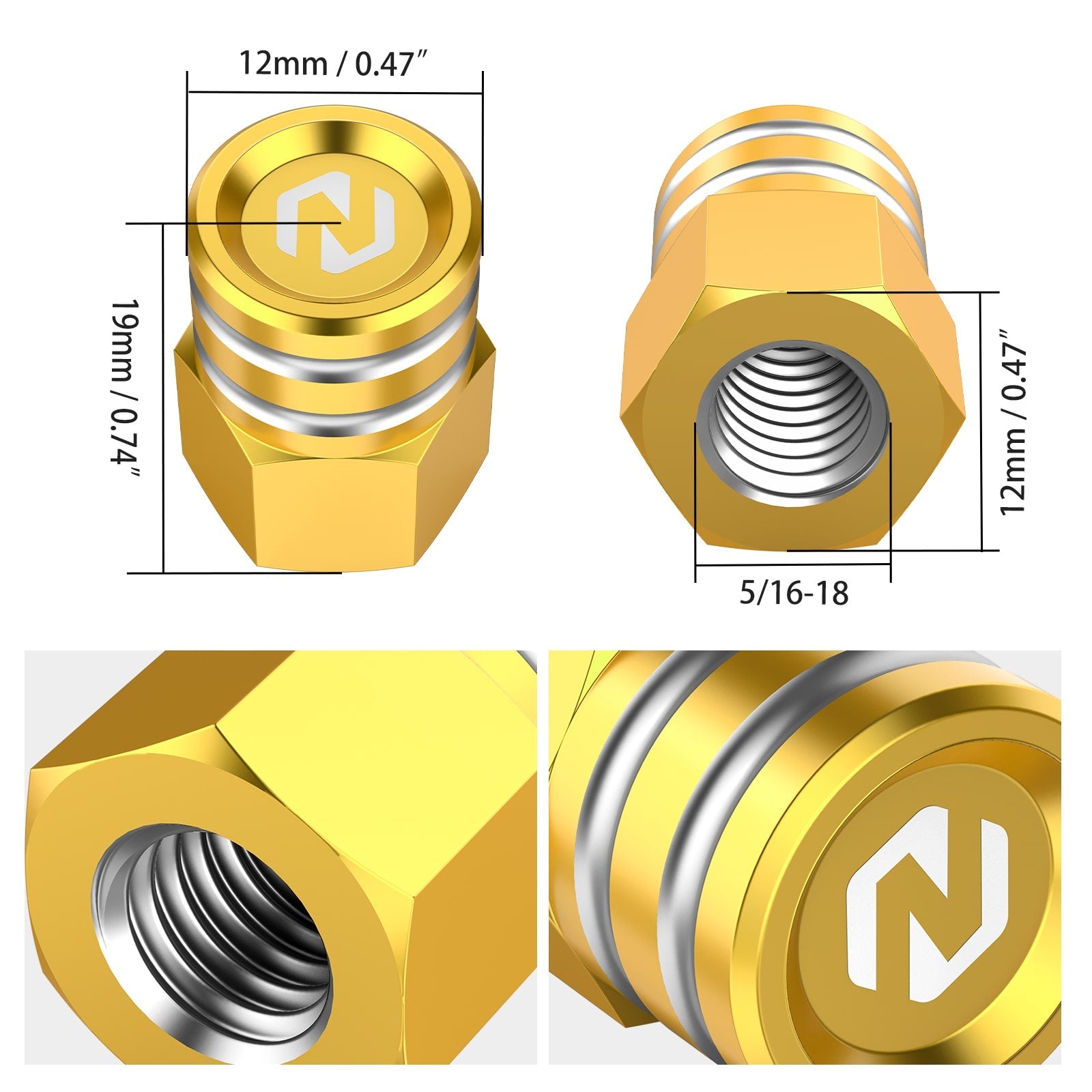 Horn Cover Mounting Nut Locking Kit For Harley Road King Electra Street Glide