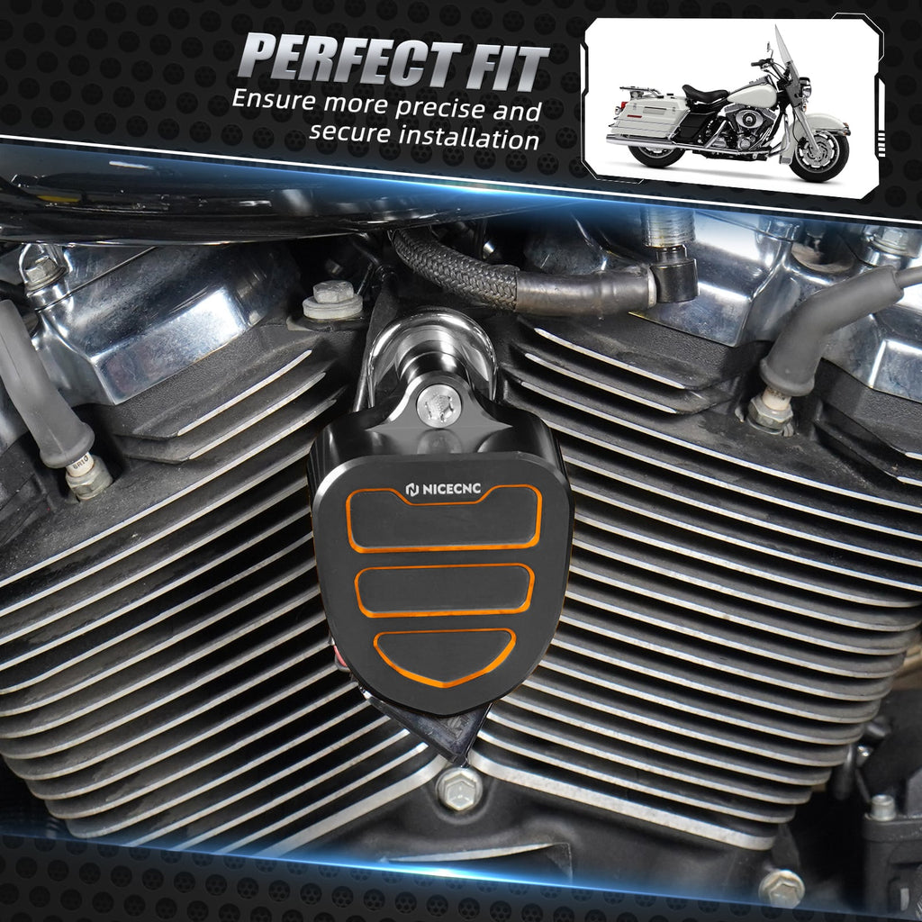 Horn Decorative Trim Cover Kit For Harley Road King Electra Street Glide Ultra Limited