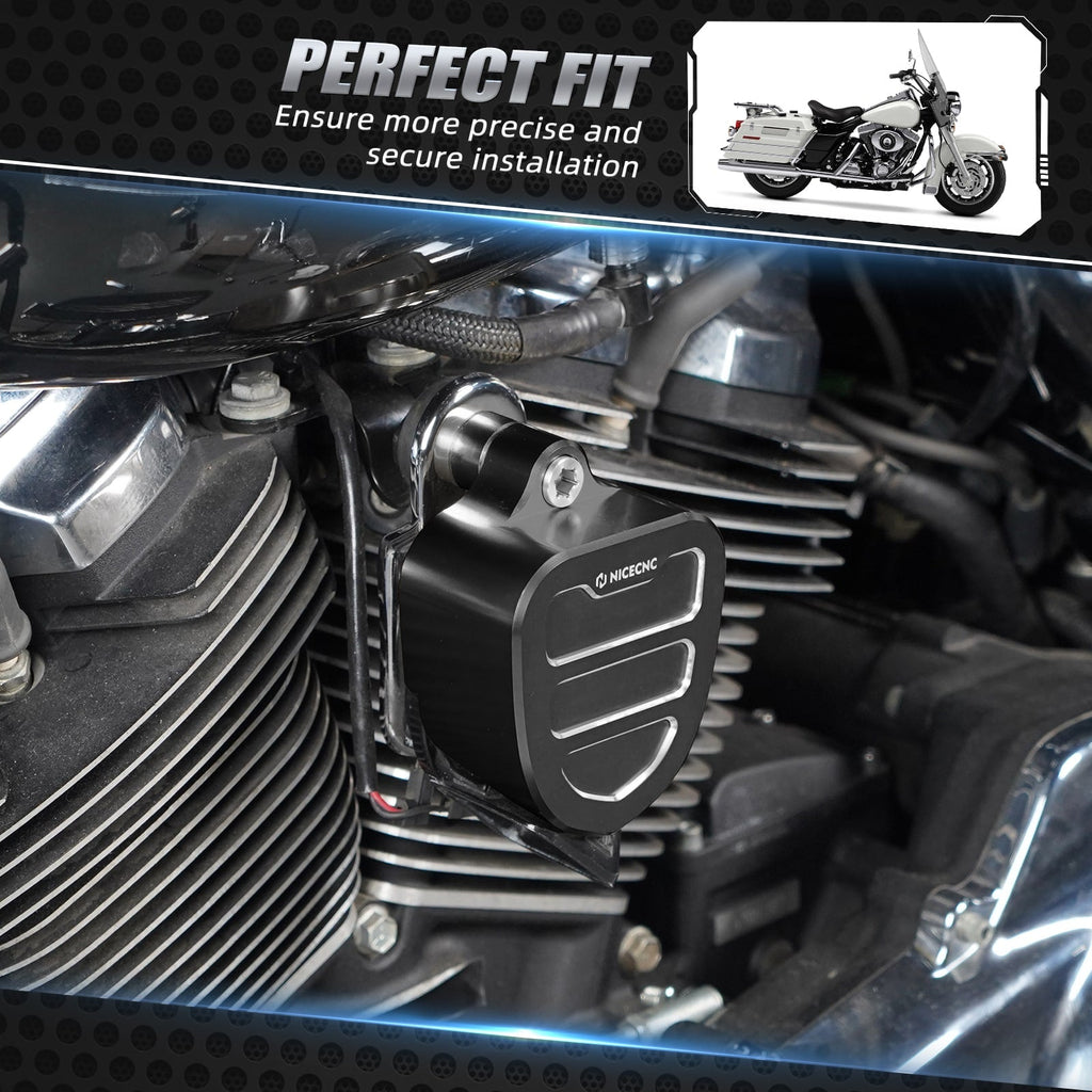 Horn Decorative Trim Cover Kit For Harley Road King Electra Street Glide Ultra Limited