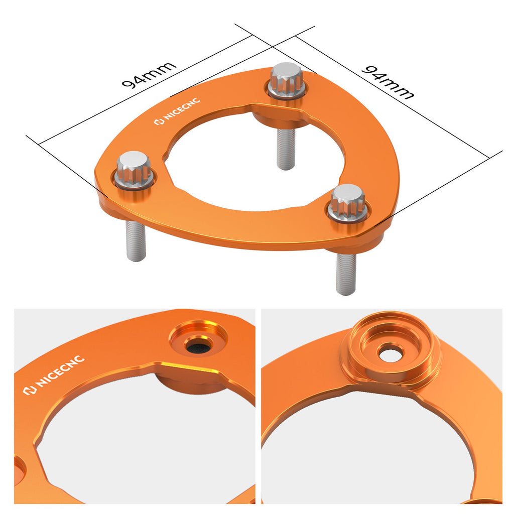 M8 Derby Cover w/Clutch Spring Stopper Plate Kit For Harley Road King Electra Street Glide