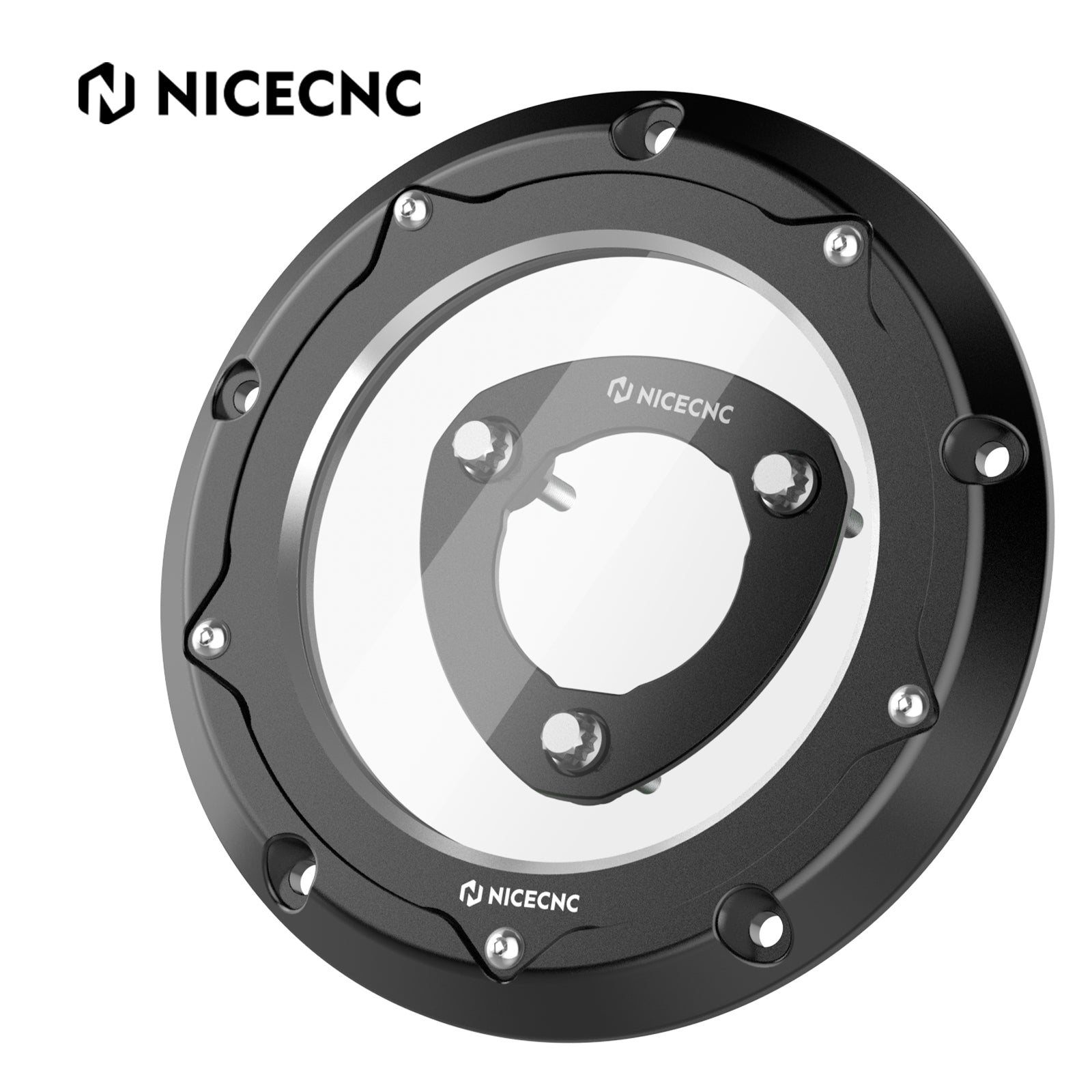 M8 Derby Cover w/Clutch Spring Stopper Plate Kit For Harley Road King Electra Street Glide