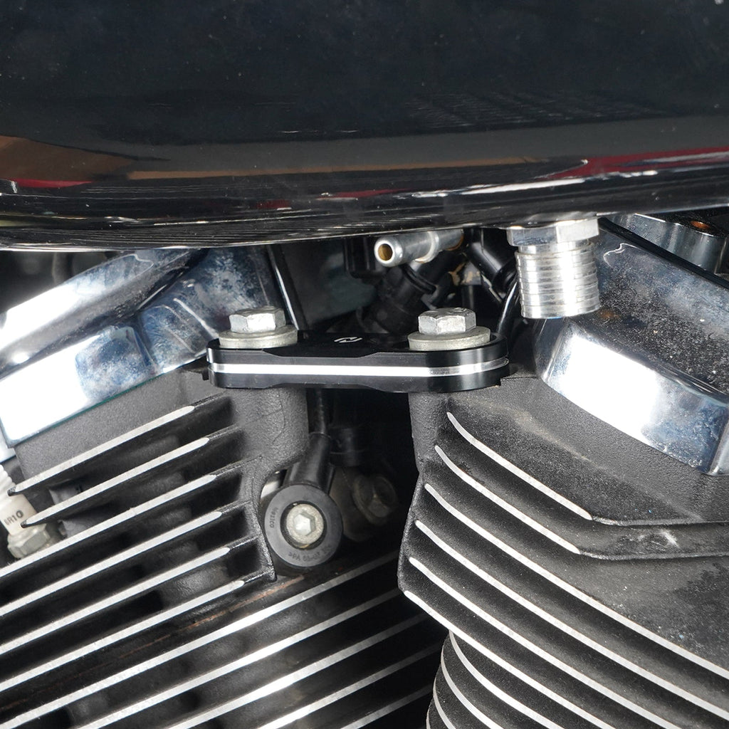 M8 Horn Relocation Bracket Plate Delete Kit For Harley Road King Electra Street Glide