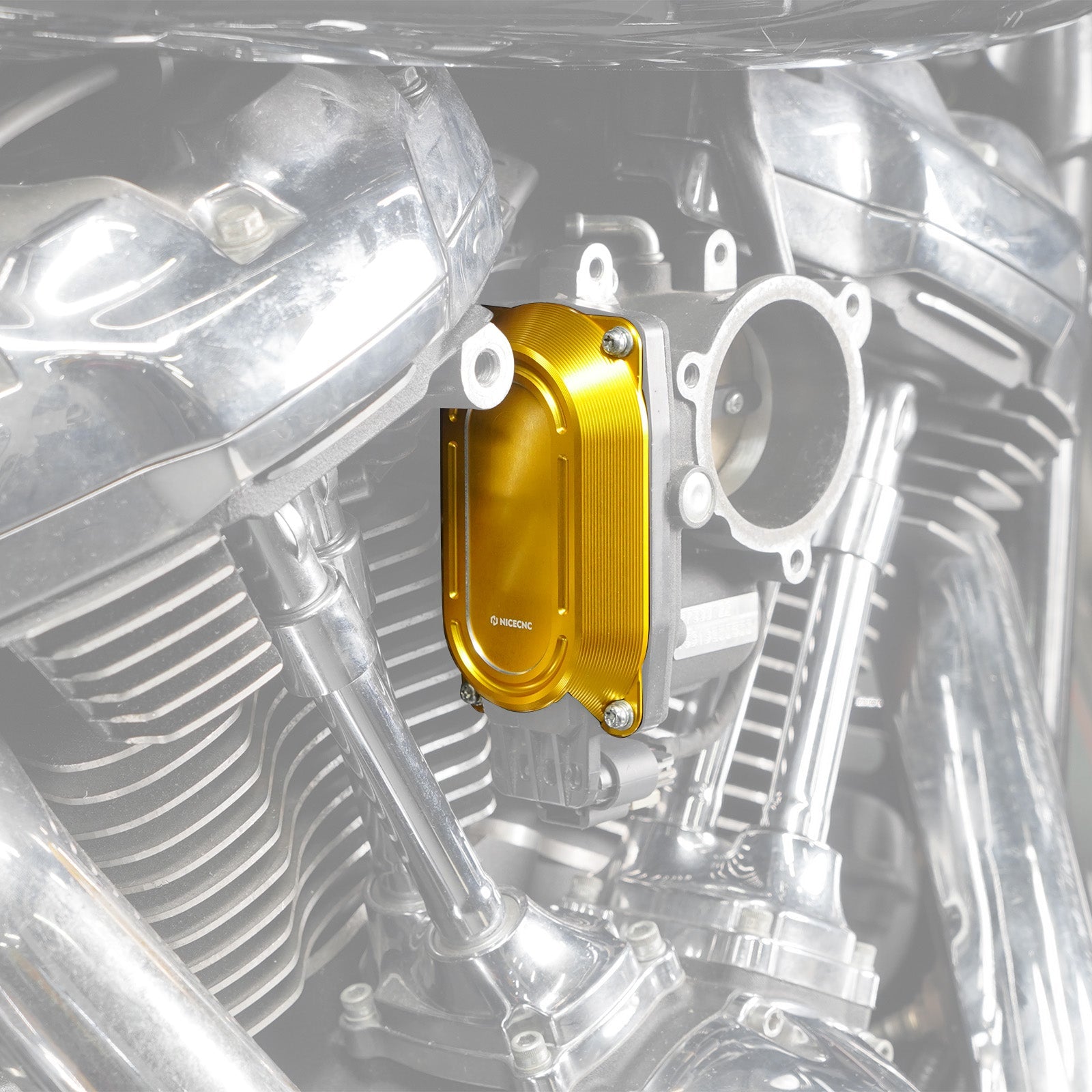 M8 Throttle Body Cap Heat Shield For Harley Softail Fat Bob Heritage Classic