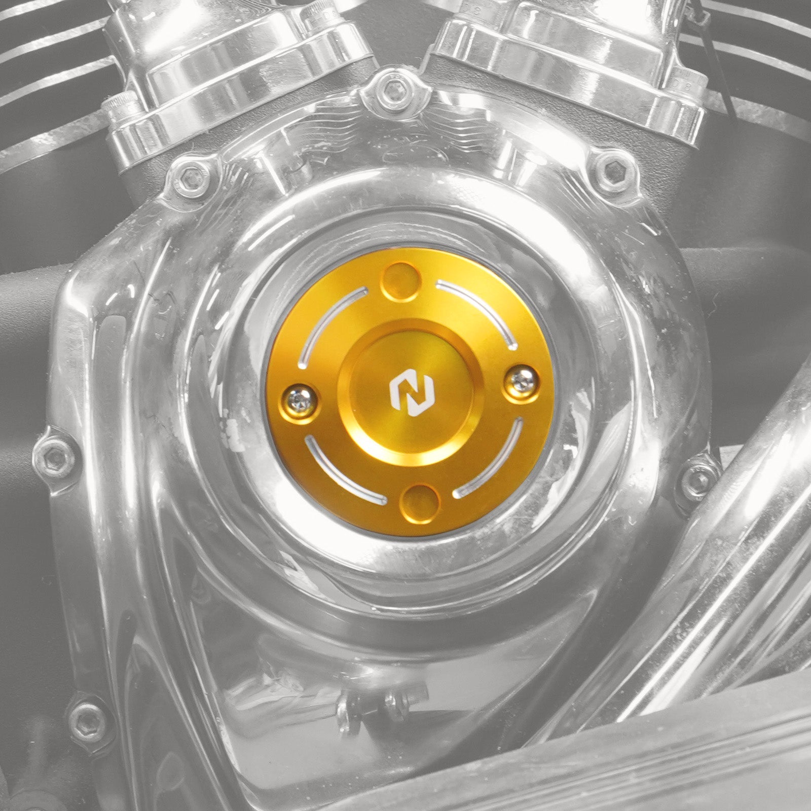 M8 Engine Timer Cover Trim Plate For Harley Road King Electra Street Glide Ultra Limited