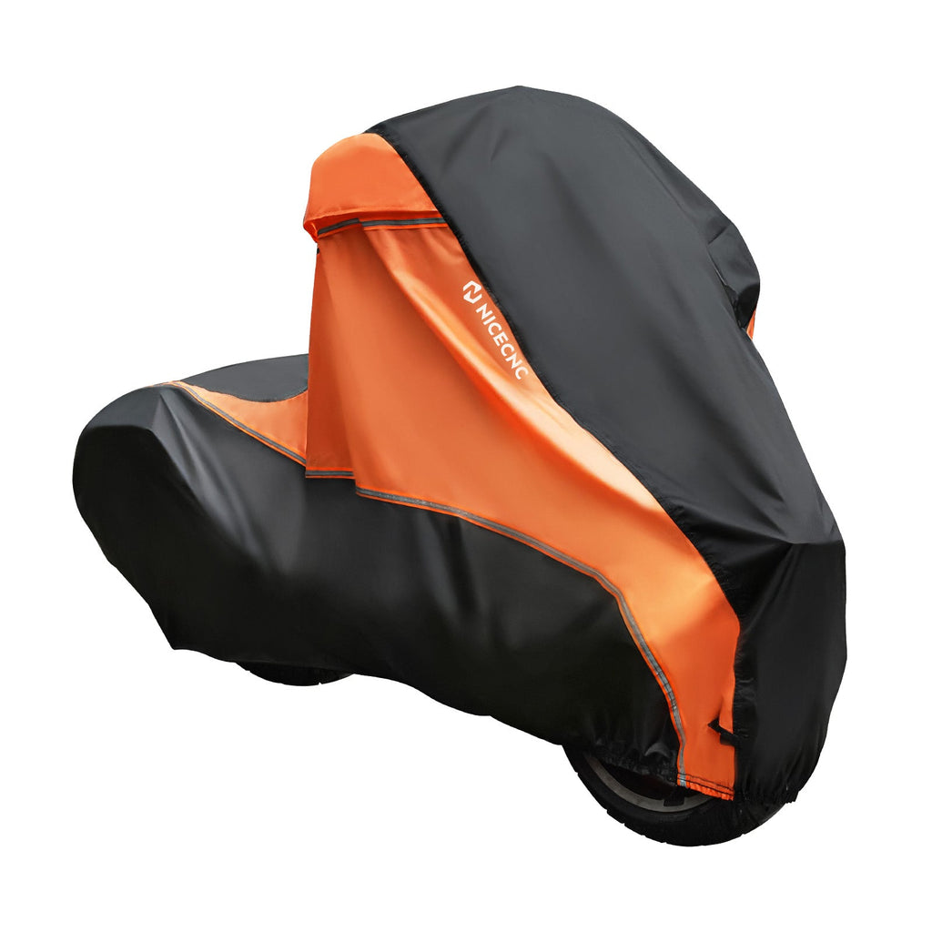All-Weather Motorcycle Cover w/Heat Shield Protection For Harley Road King Street Glide