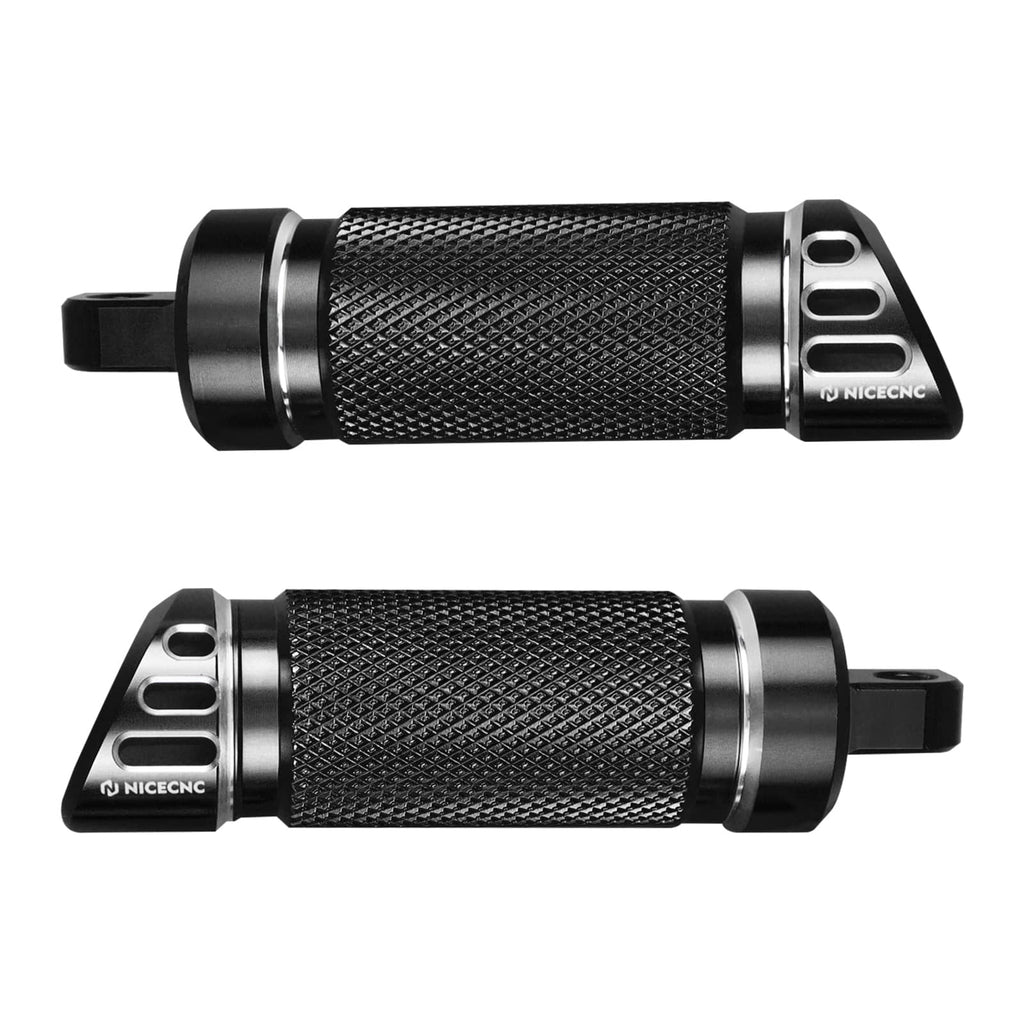 Rider Floorboards Inserts + Passenger Foot Pegs For Harley Road King Street Road Glide