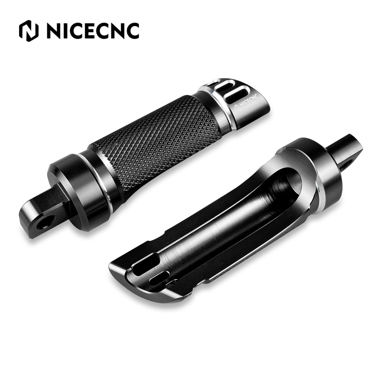Rider Floorboards Inserts + Passenger Foot Pegs For Harley Road King Street Road Glide