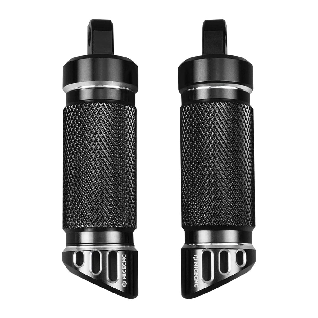 Rider Floorboards Inserts + Passenger Foot Pegs For Harley Road King Street Road Glide
