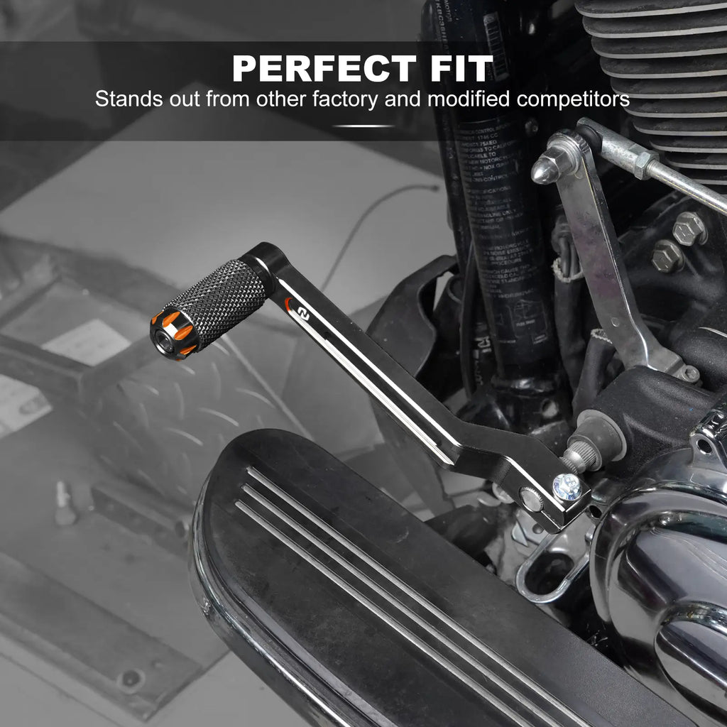 Rear Brake Pedal + Heel Toe Shifter Levers For Harley Road King Street Glide Ultra Limited