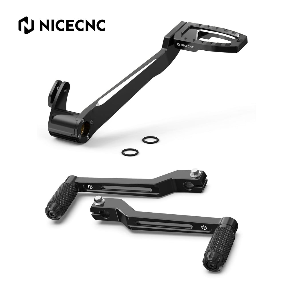 Rear Brake Pedal + Heel Toe Shifter Levers For Harley Road King Street Glide Ultra Limited