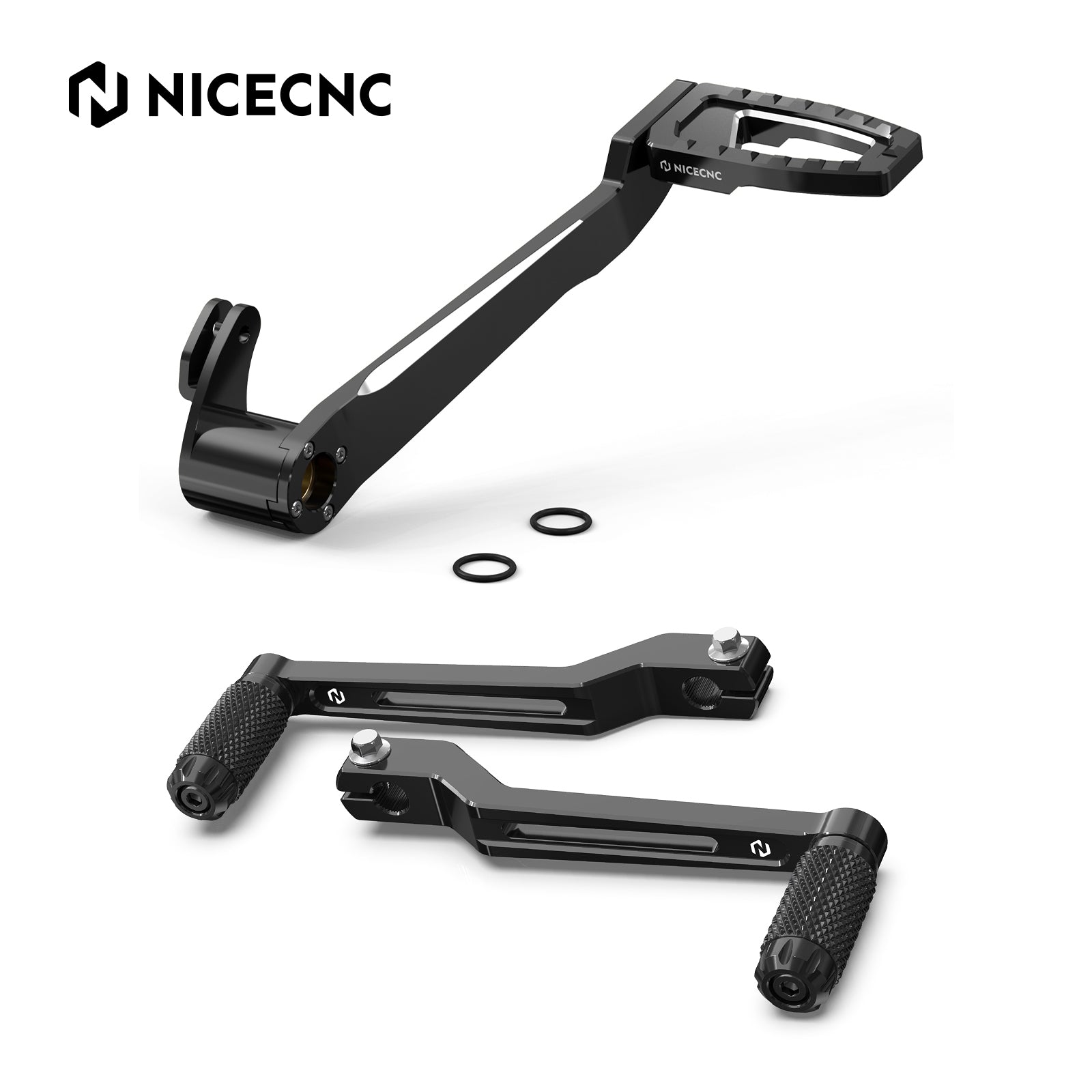 Rear Brake Pedal + Heel Toe Shifter Levers For Harley Road King Street Glide Ultra Limited