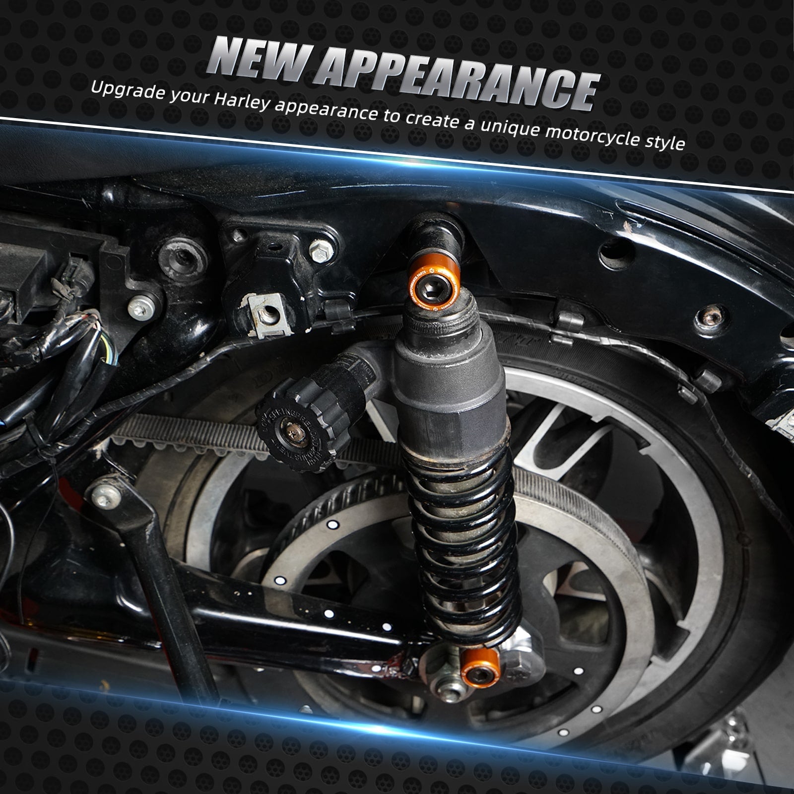 Rear Shock Mount Bolts Screws Hardware Kit For Harley Road King Street Glide