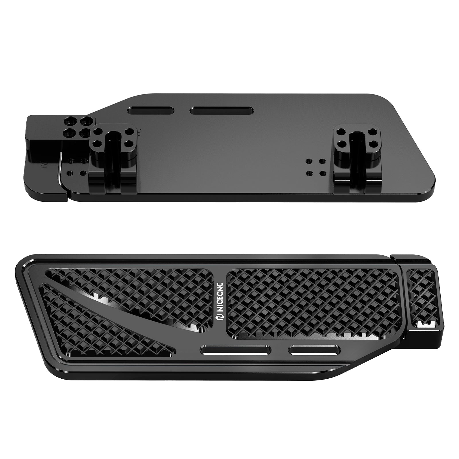Rider Floorboards Inserts + Passenger Foot Pegs For Harley Road King Street Road Glide