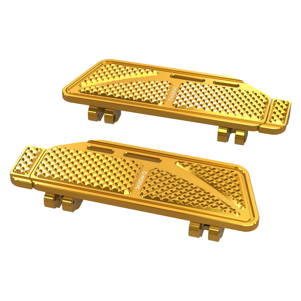 Rider Floorboards Inserts + Passenger Foot Pegs For Harley Road King Street Road Glide
