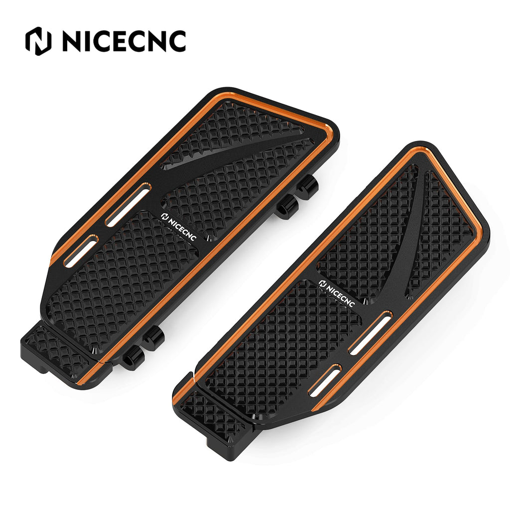 Rider Floorboards Footboards Inserts Kit For Harley Road King Electra Street Glide Ultra Limited