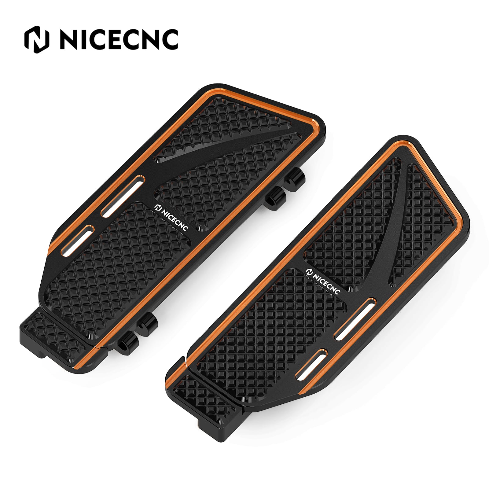 Rider Floorboards Inserts + Passenger Foot Pegs For Harley Road King Street Road Glide
