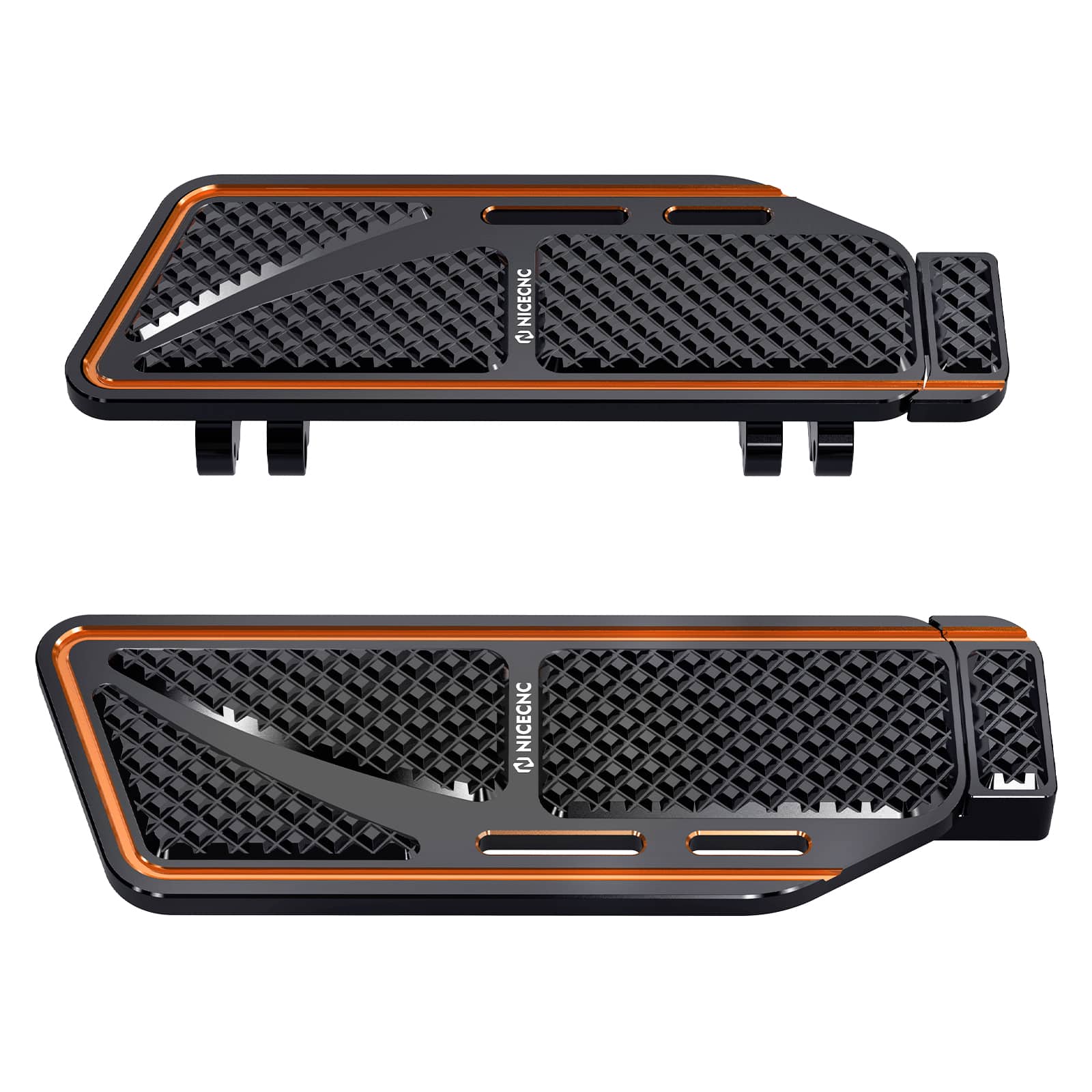 Rider Floorboards Inserts + Passenger Foot Pegs For Harley Road King Street Road Glide