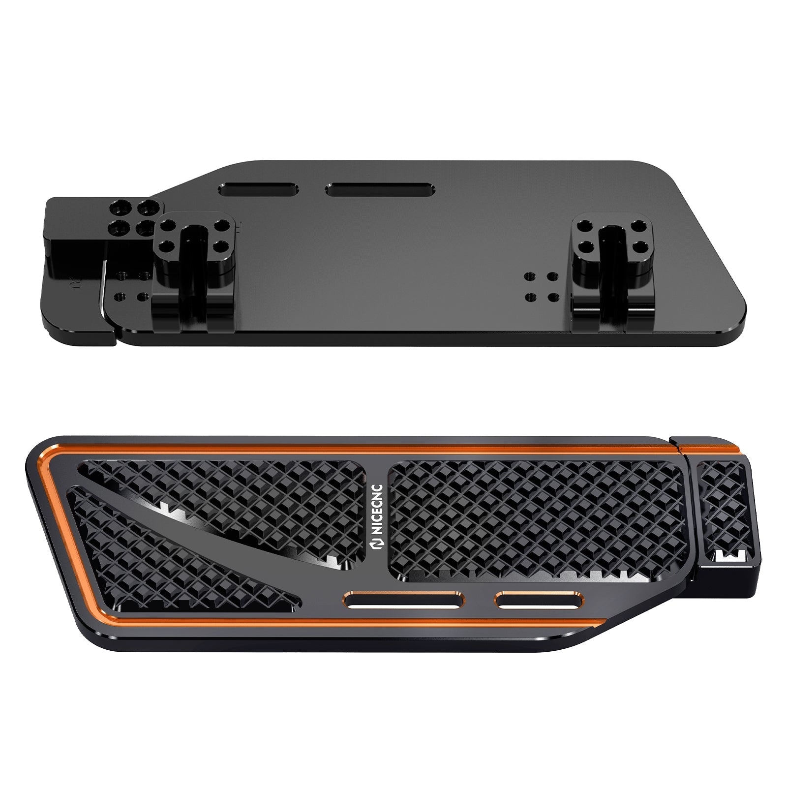 Rider Floorboards Inserts + Passenger Foot Pegs For Harley Road King Street Road Glide