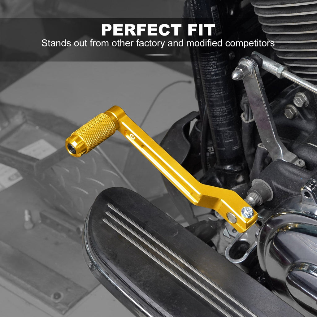 Rear Brake Arm Pedal Kit + Heel Toe Shifter Levers For Harley Road King Street Glide