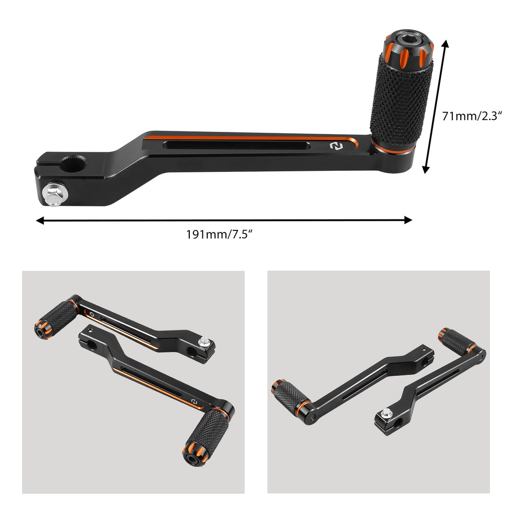 Heel Toe Gear Shifter Levers Pegs For Harley Road King Electra Street Glide Ultra Limited