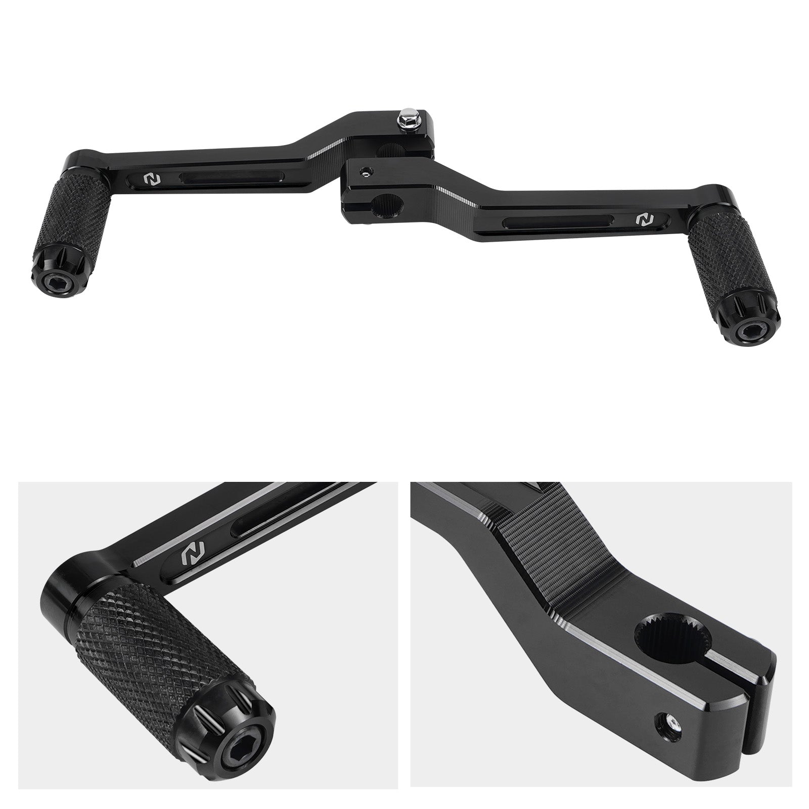 Short Heel Toe Shifter Levers For Harley Softail Fat Boy Heritage Classic