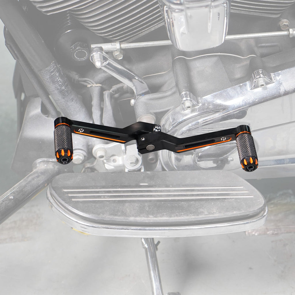 Short Heel Toe Shifter Shift Levers Set For Harley Road King Street Glide Ultra Limited