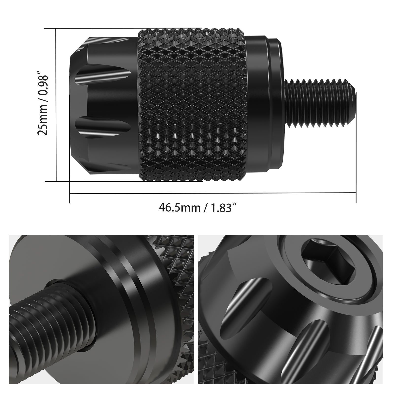 Short Shifter Peg Tip Pad For Harley Road King Electra Street Glide Ultra Limited