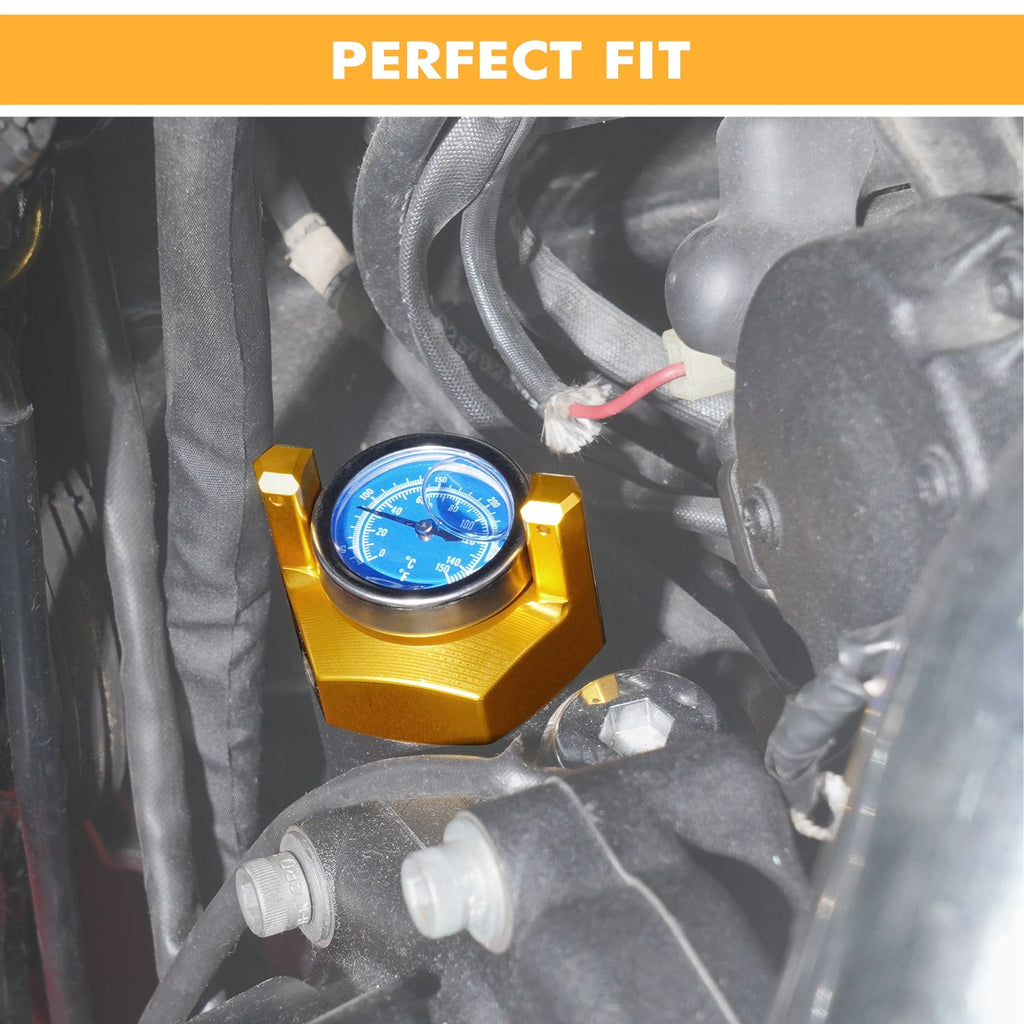 Oil Dipstick w/ Thermometer Temp Gauge For Harley Road King Street Glide Ultra Limited