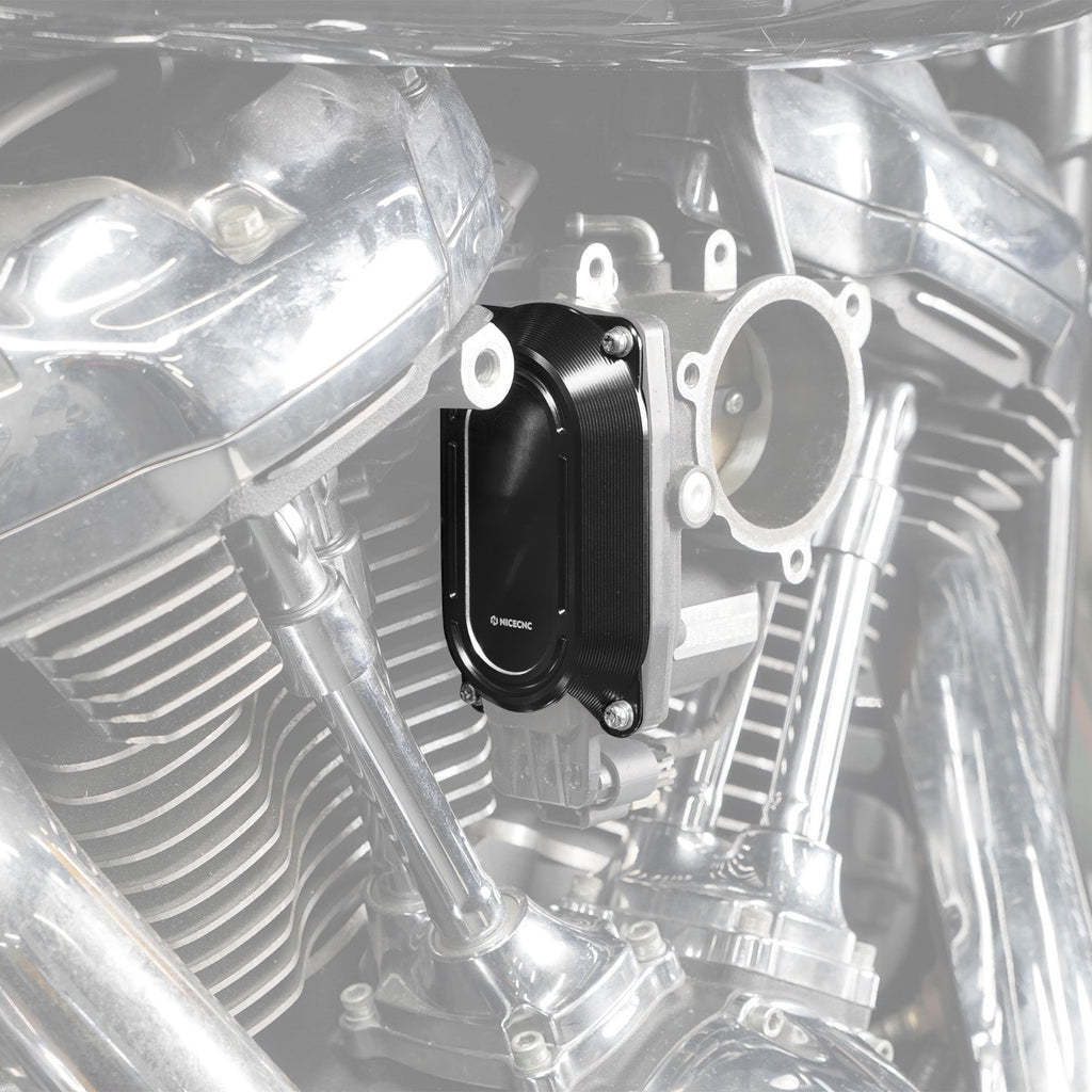 M8 Throttle Body Cap Heat Shield For Harley Softail Fat Bob Heritage Classic