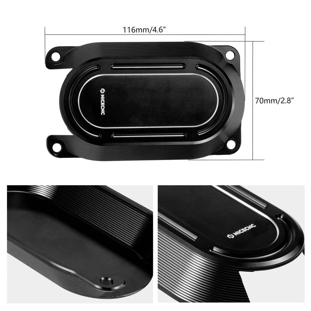 M8 Throttle Body Cap Side Cover Heat Shield For Harley Road King Electra Street Glide