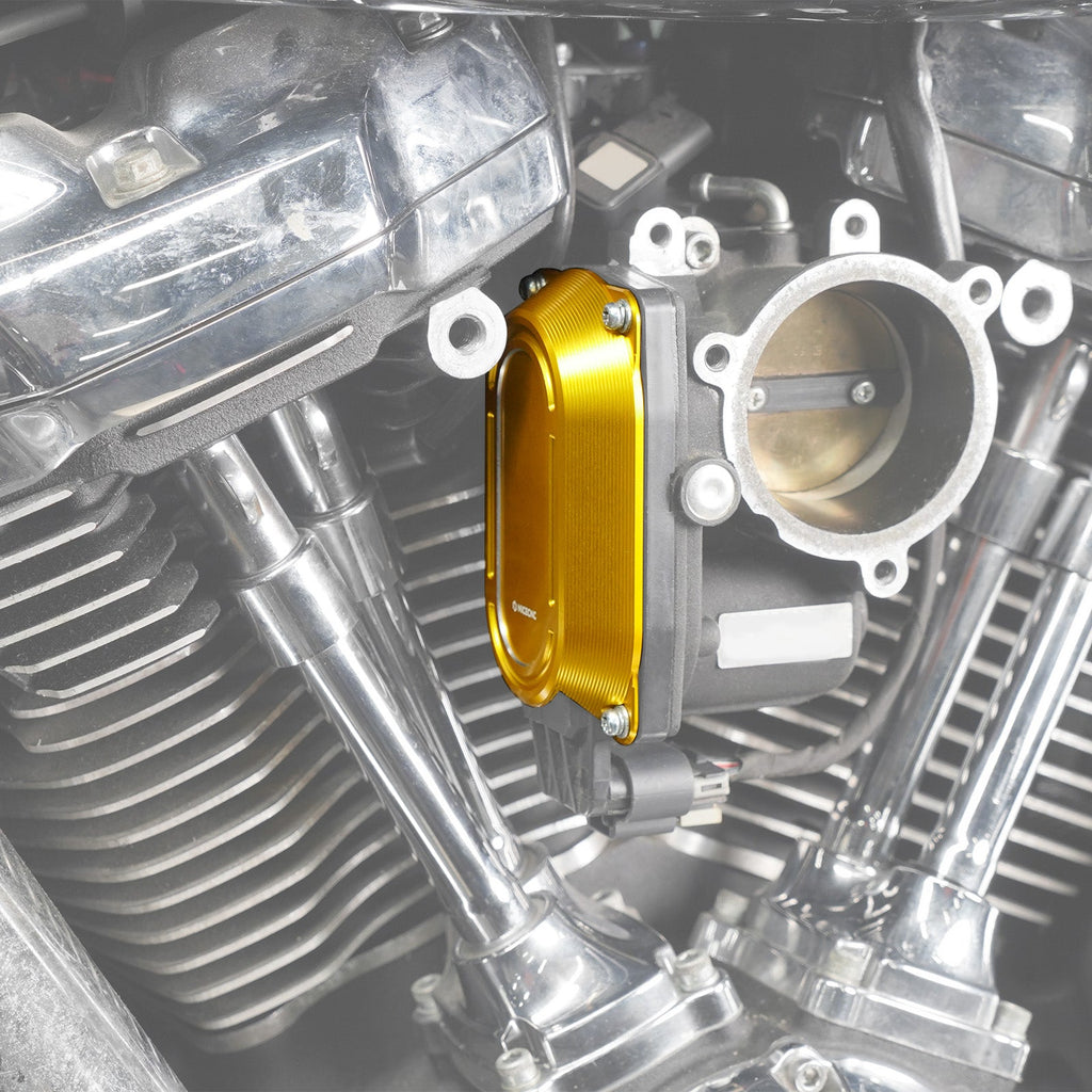 M8 Throttle Body Cap Side Cover Heat Shield For Harley Road King Electra Street Glide