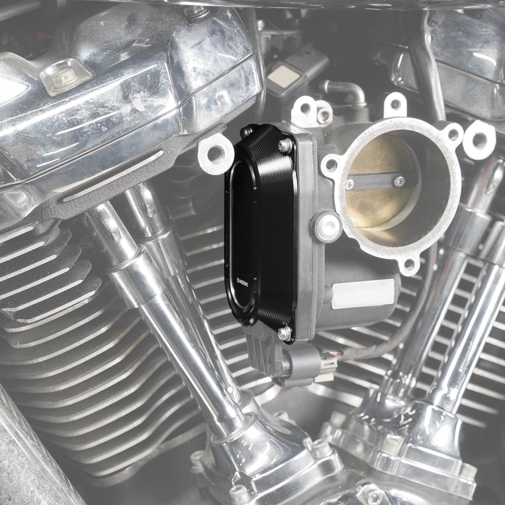 M8 Throttle Body Cap Heat Shield For Harley Softail Fat Bob Heritage Classic