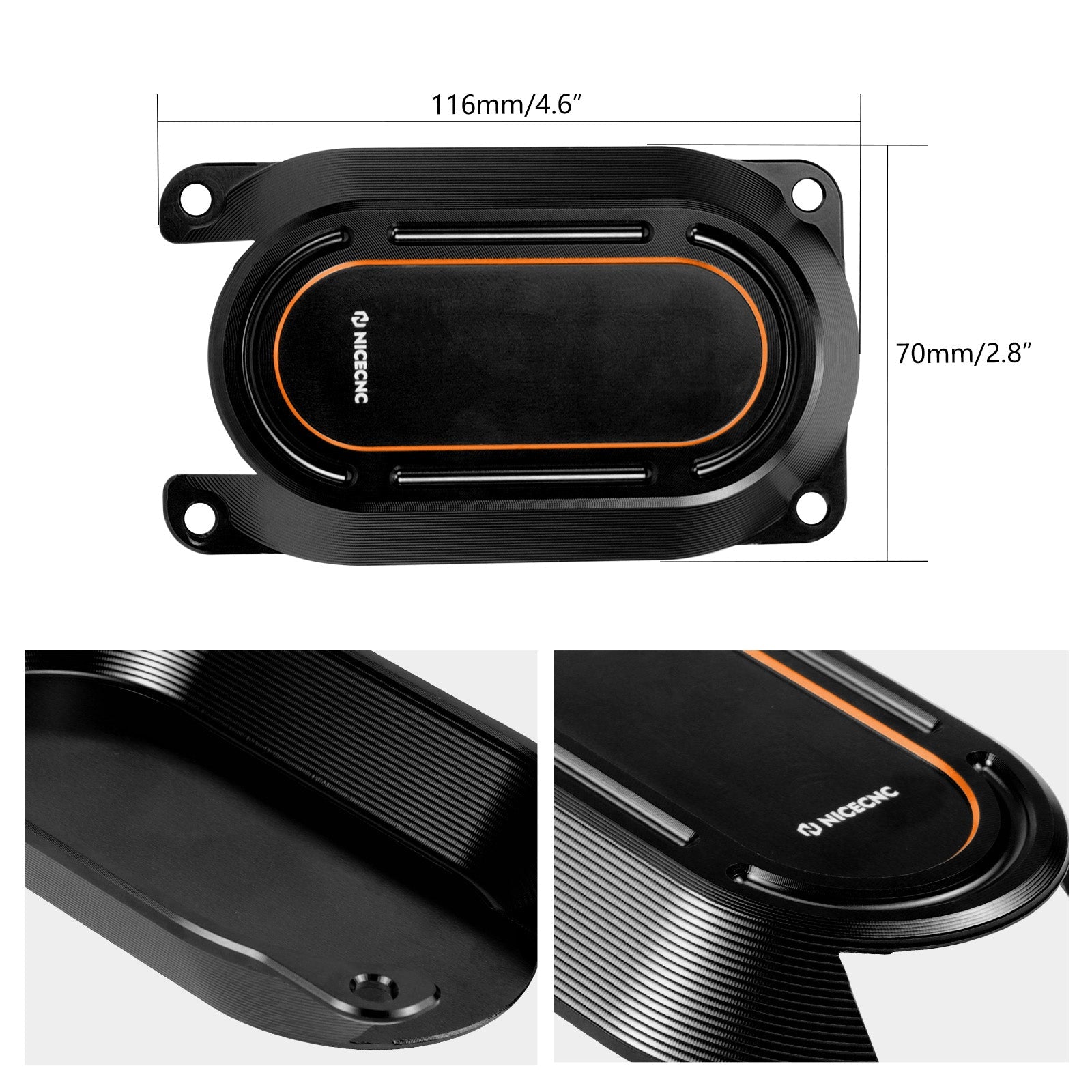 M8 Throttle Body Cap Side Cover Heat Shield For Harley Road King Electra Street Glide