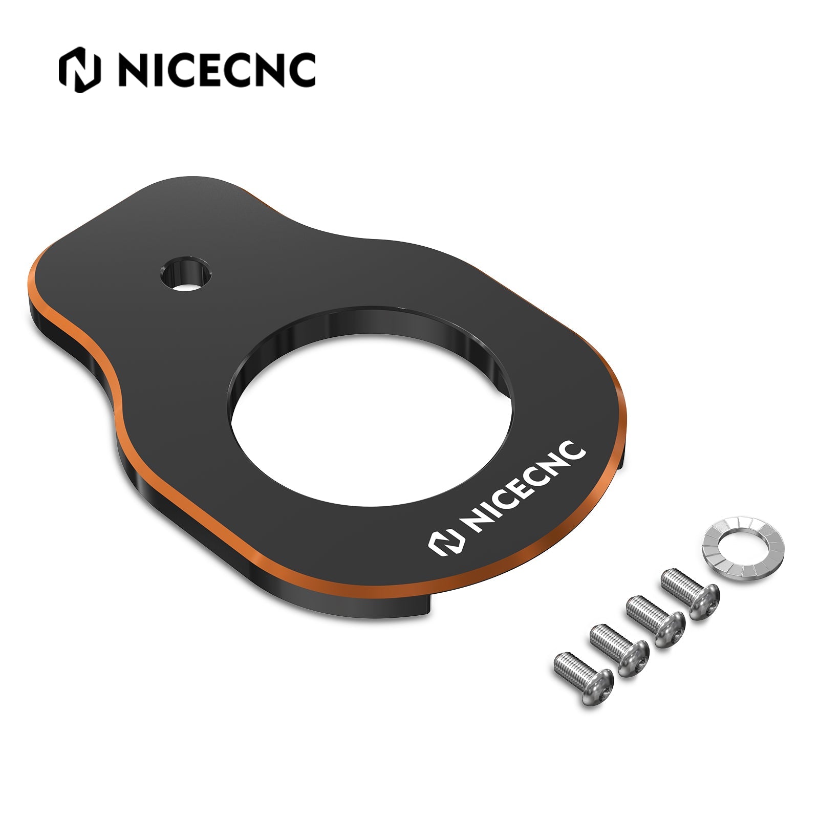 Ignition Key Switch Relocation Mount Bracket For Harley Road King Street Glide Ultra Limited