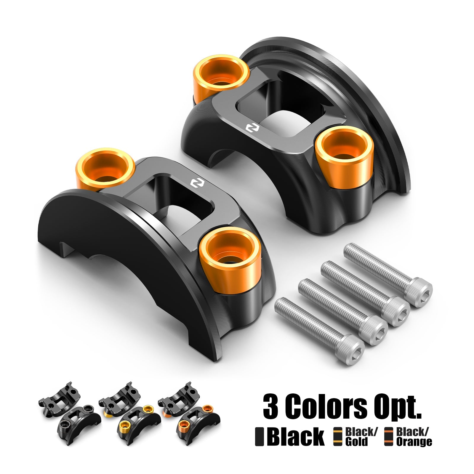 Brake Master Cylinder & Clutch Lever Perch Half Clamp Kit For Harley Road Street Glide