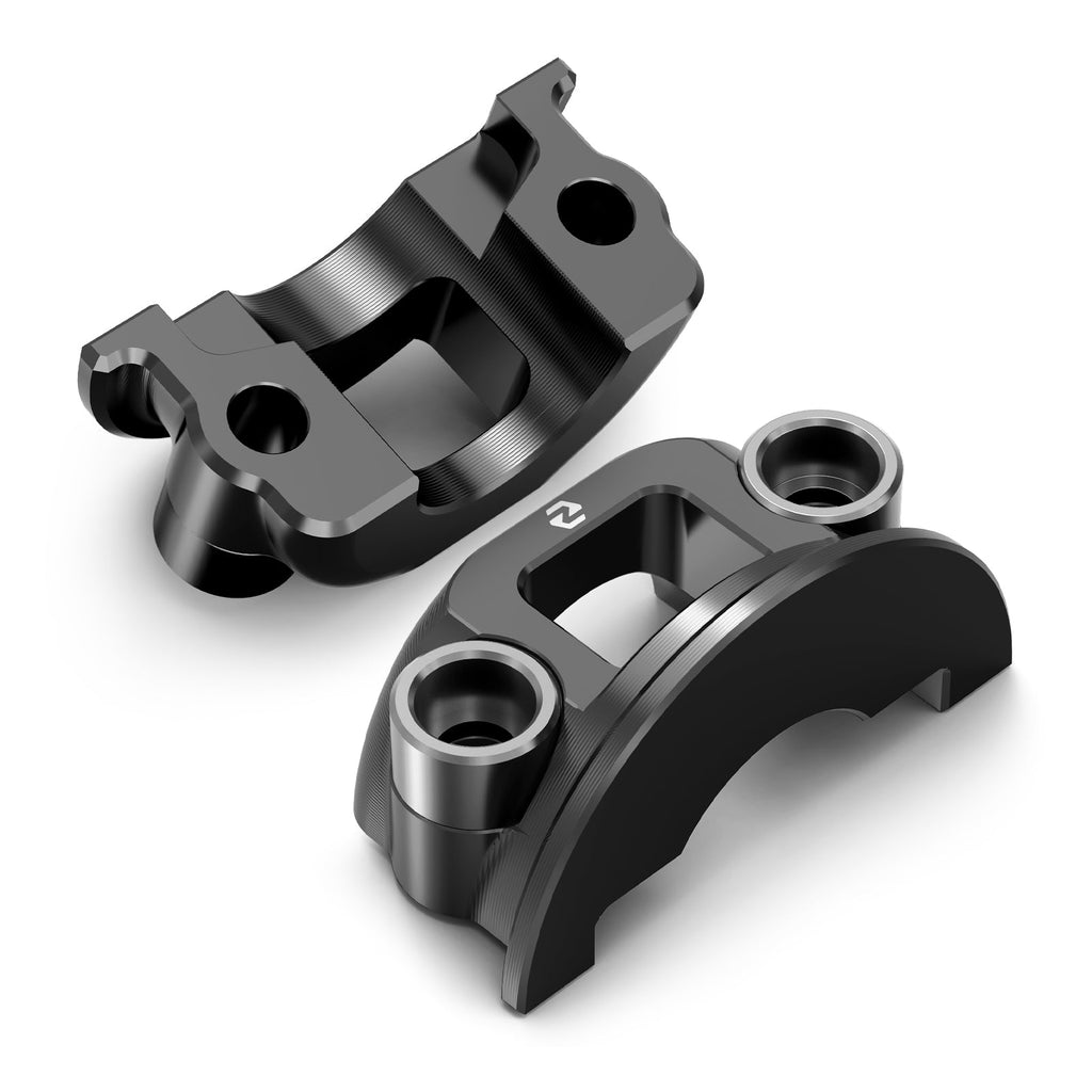 Brake Master Cylinder & Clutch Lever Perch Half Clamp Kit For Harley Road Street Glide