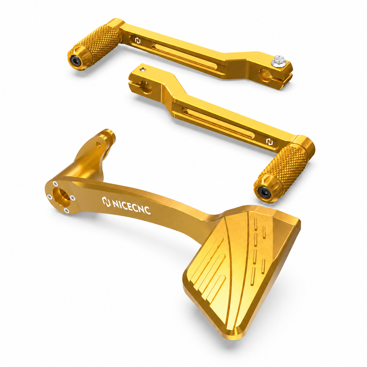 Rear Brake Arm Pedal Kit + Heel Toe Shifter Levers For Harley Road King Street Glide