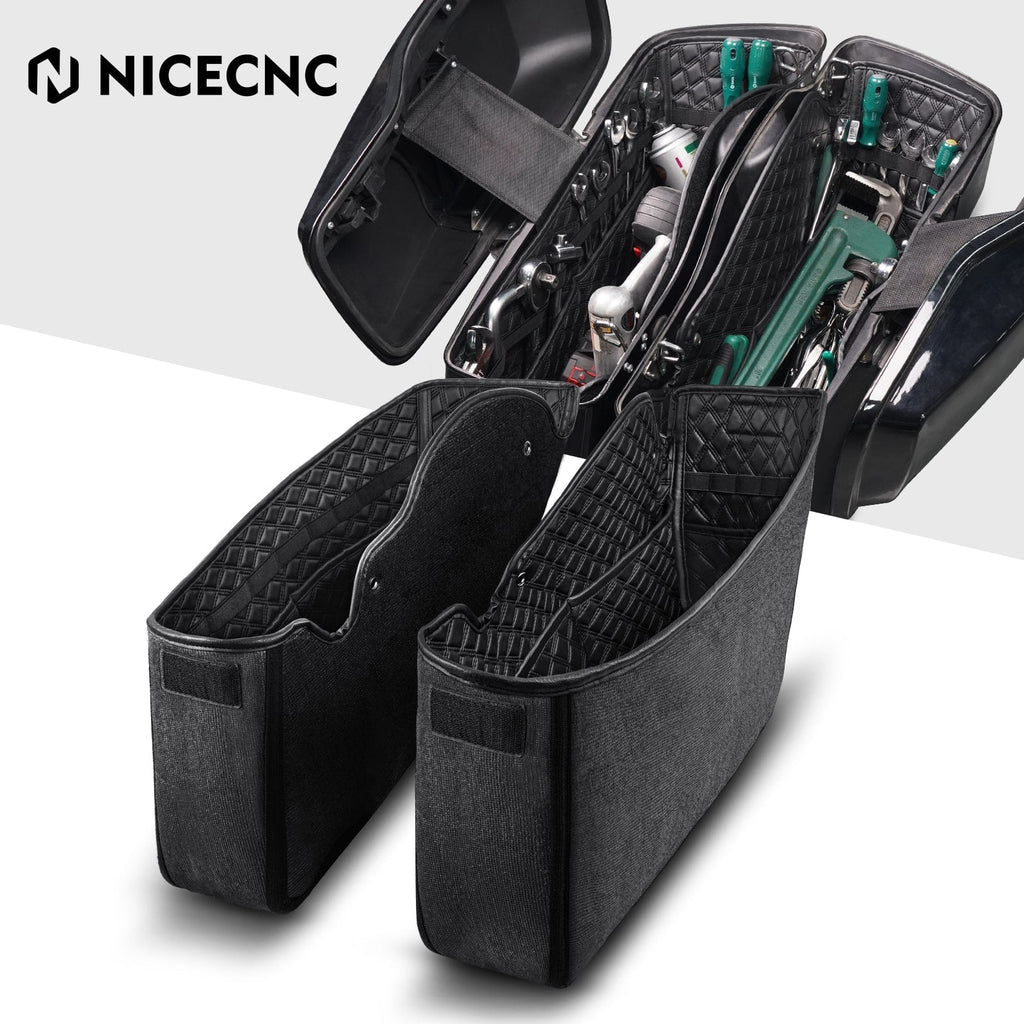 SaddleBags Organizer Liner Bottom Inserts Bags For Harley Touring Road King Street Glide