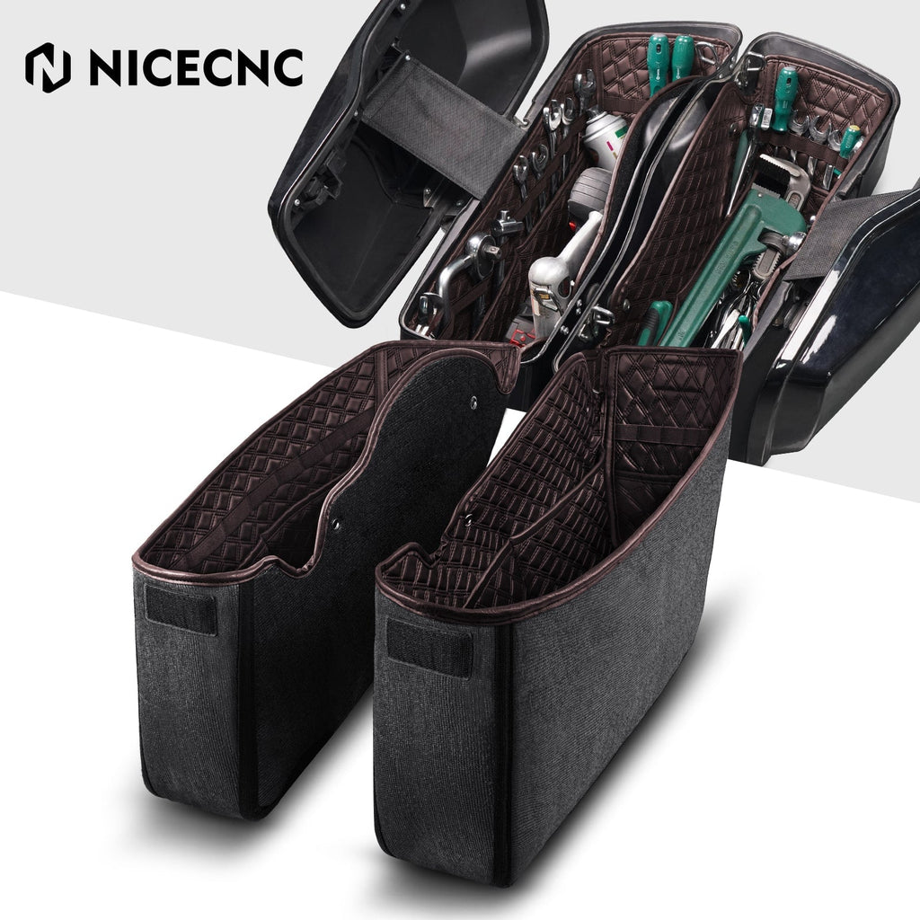 SaddleBags Organizer Liner Bottom Inserts Bags For Harley Touring Road King Street Glide