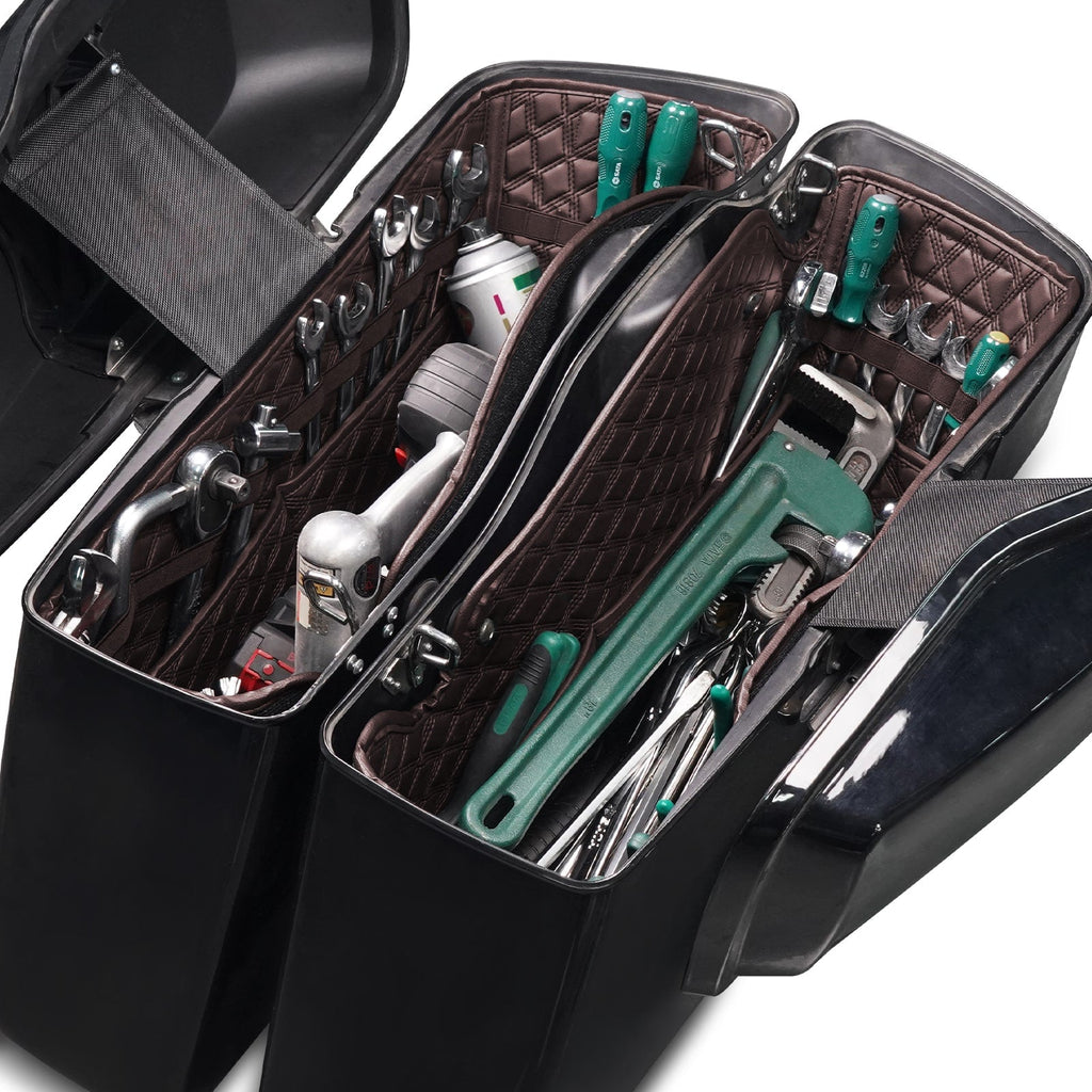 SaddleBags Organizer Liner Bottom Inserts Bags For Harley Touring Road King Street Glide