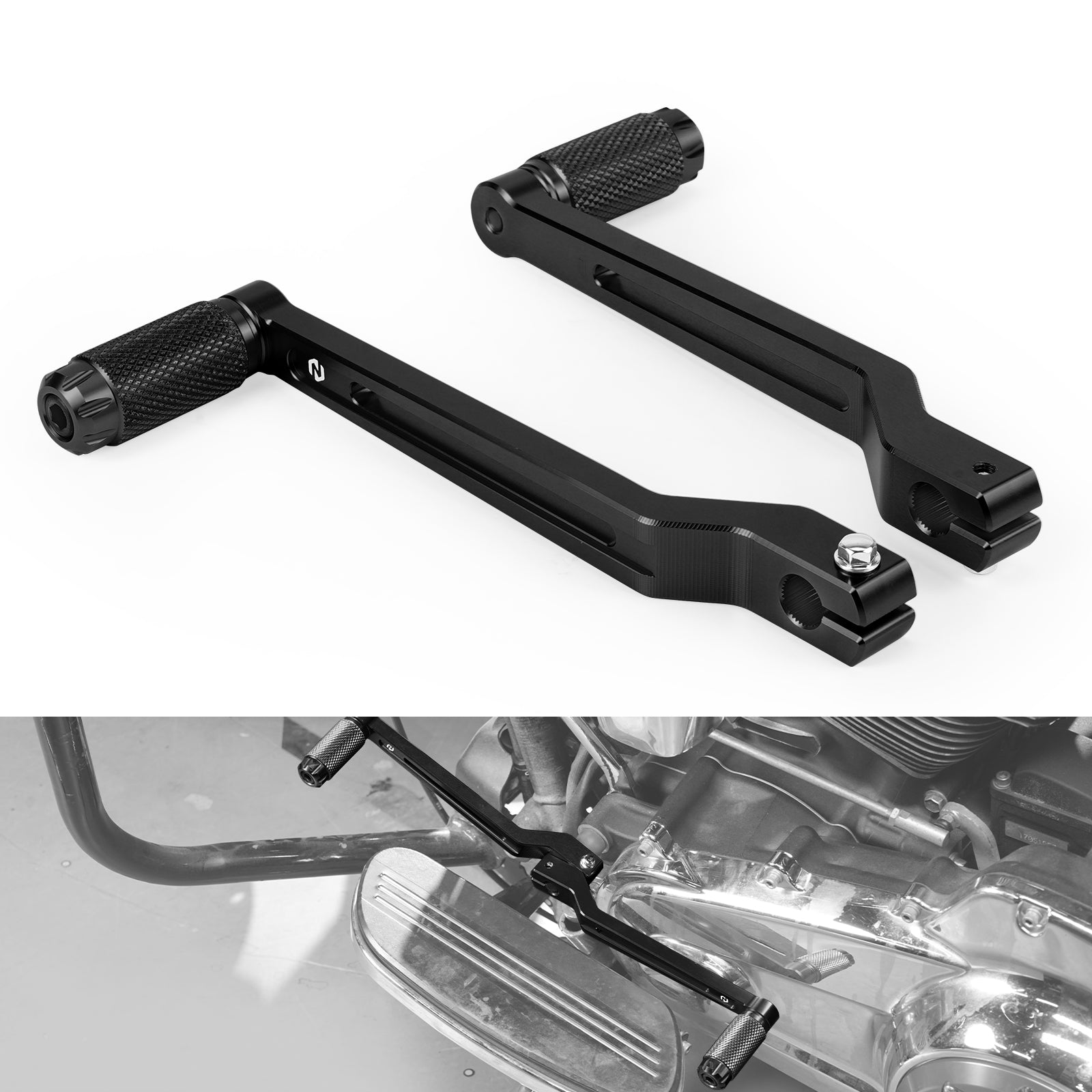 Extended Longer Heel Toe Shifter Levers For Harley Softail Fat Boy 114 Heritage Classic
