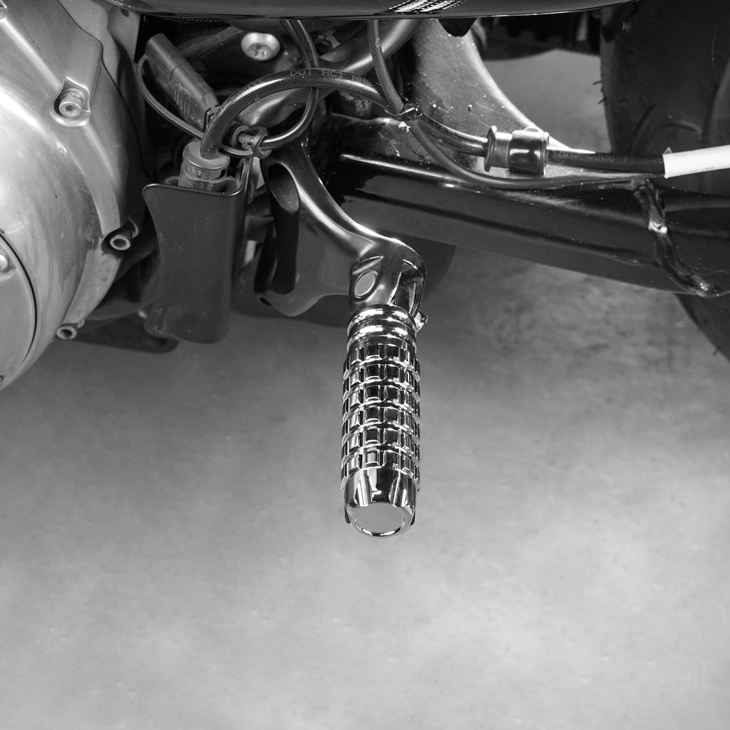 Chrome Rear Passenger Foot Pegs For Harley Sportster 1200 72 48 XL Iron 883