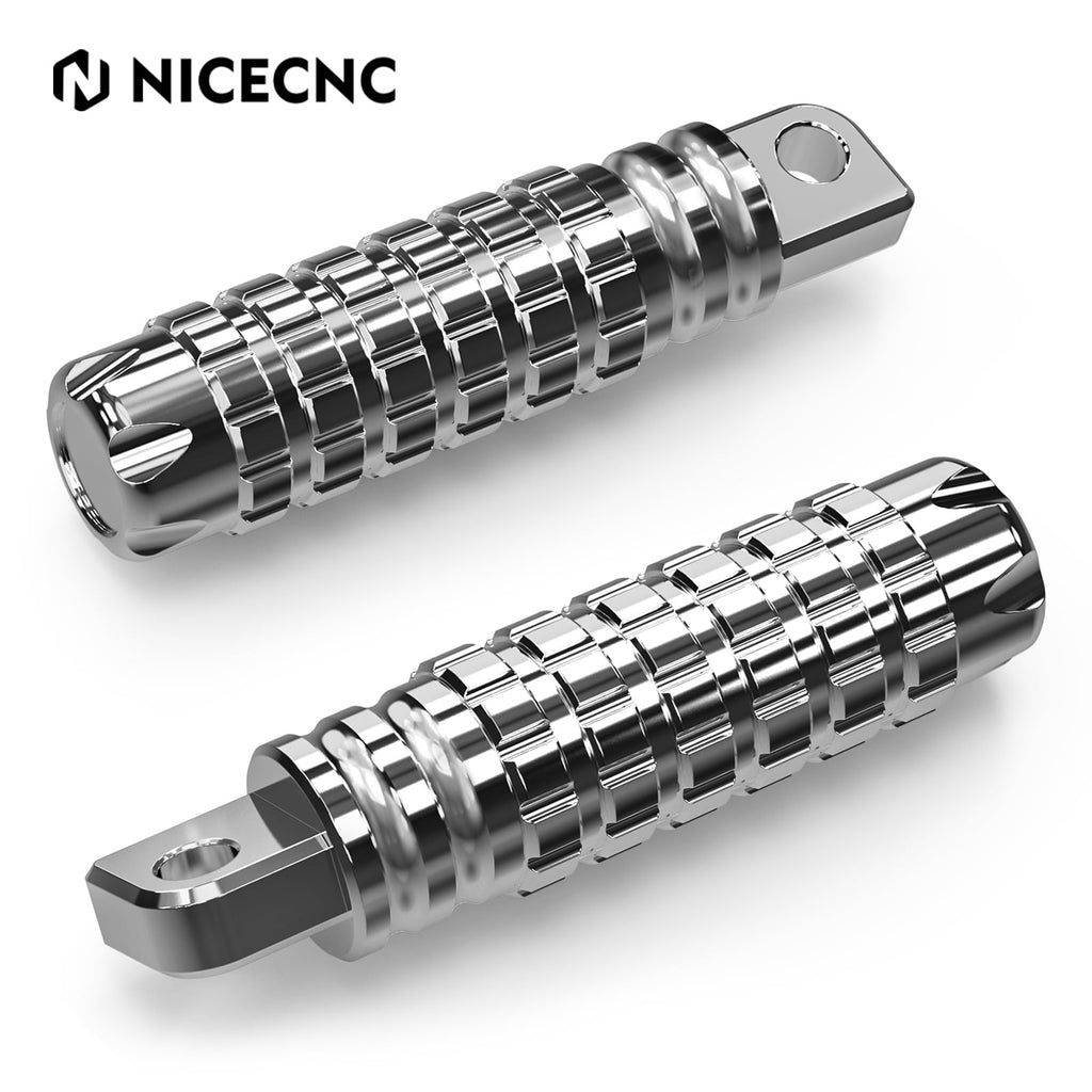 Chrome Rear Passenger Foot Pegs For Harley Sportster 1200 72 48 XL Iron 883